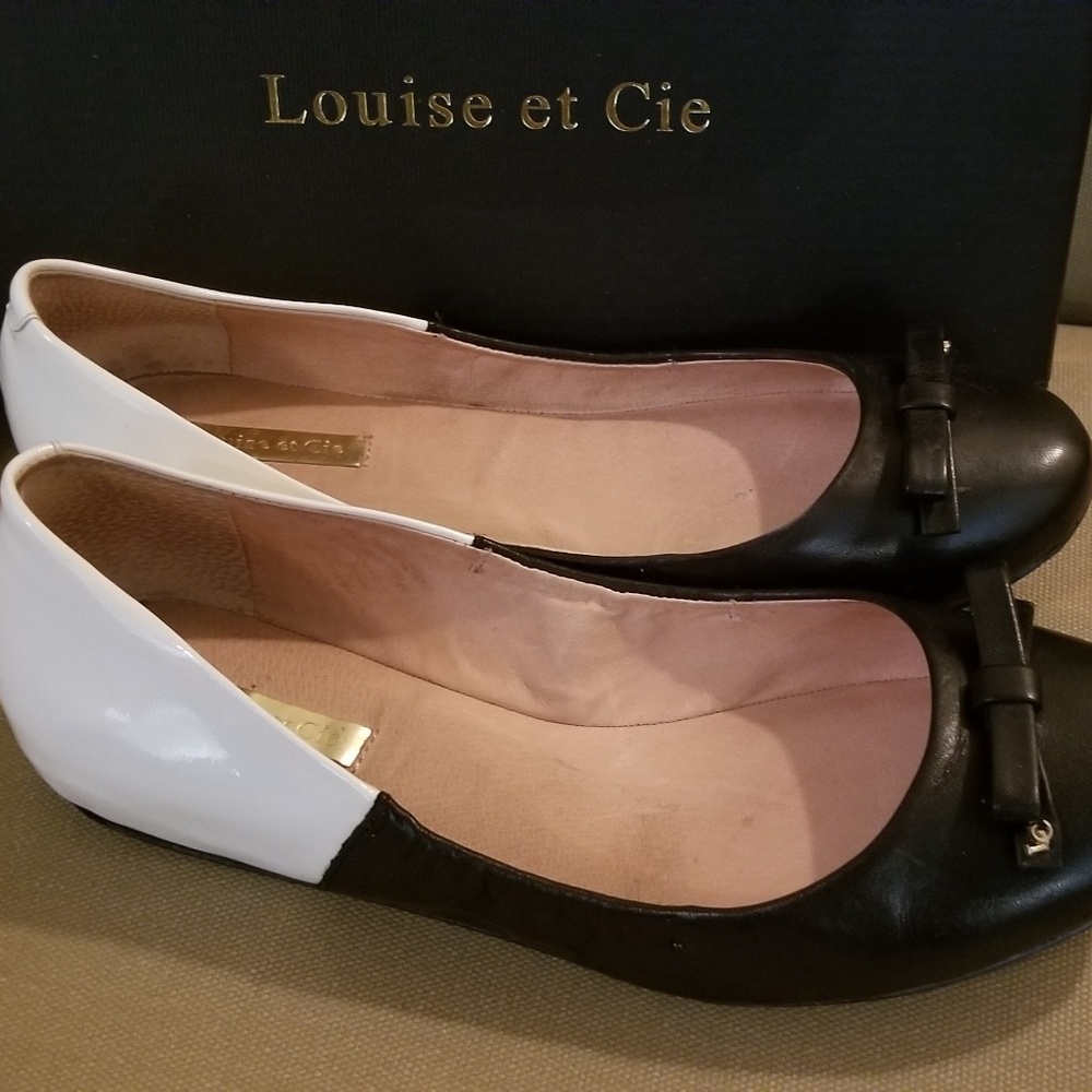 Louise et Cie Black & White flats